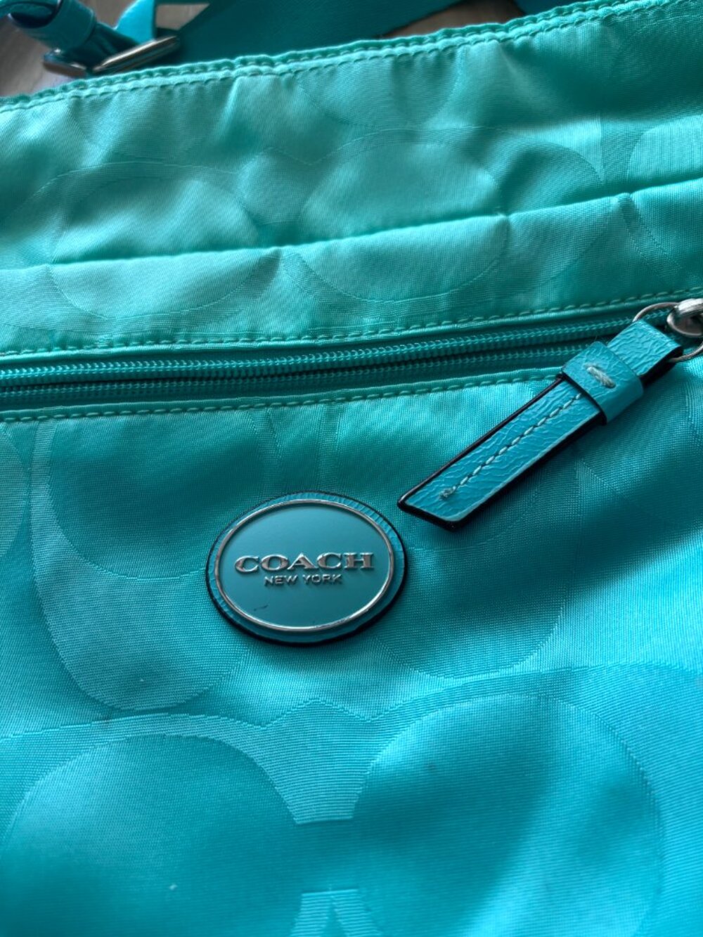 Coach Getaway Signature Nylon File Bag - Picture 6 of 6